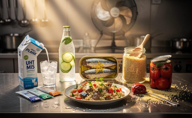 Five pantry staples chefs rely on during heatwaves above 35°C, according to emergency planning data.