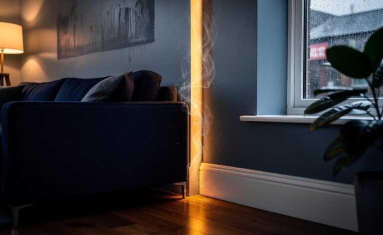 Moving furniture slightly from walls: how airflow prevents hidden condensation marks