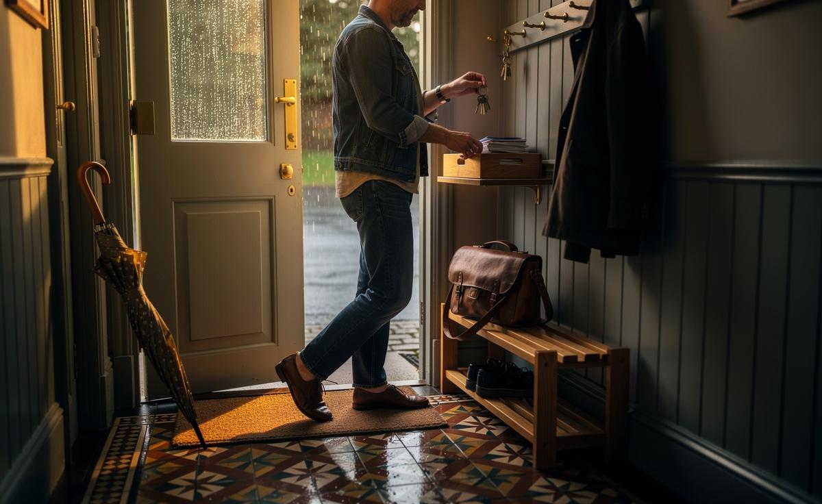 The entryway pause that clears clutter: why a few seconds prevent hallway mess
