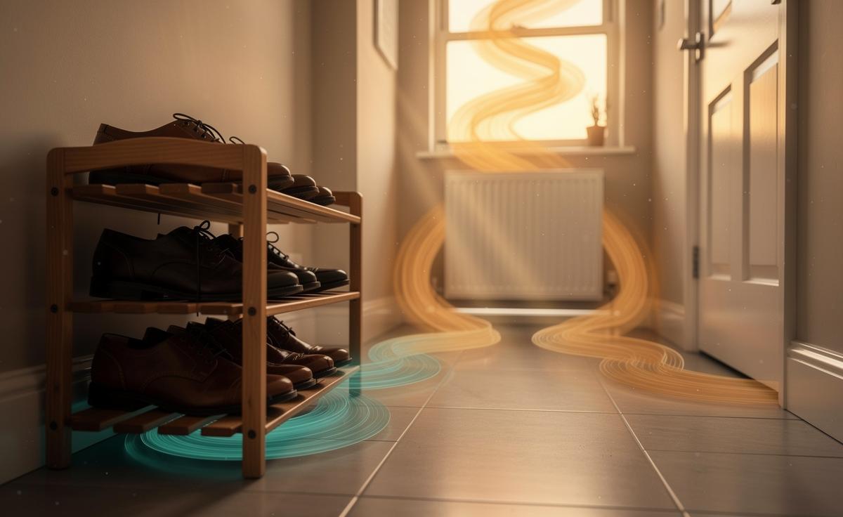 The shoe shuffle for fresh air indoors: why strategic placement improves airflow