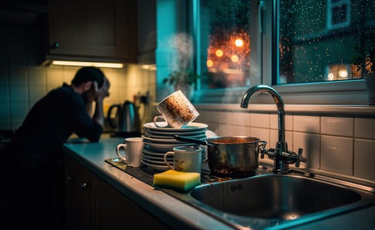 What leaving dishes overnight might say about your stress levels, according to behavioral studies