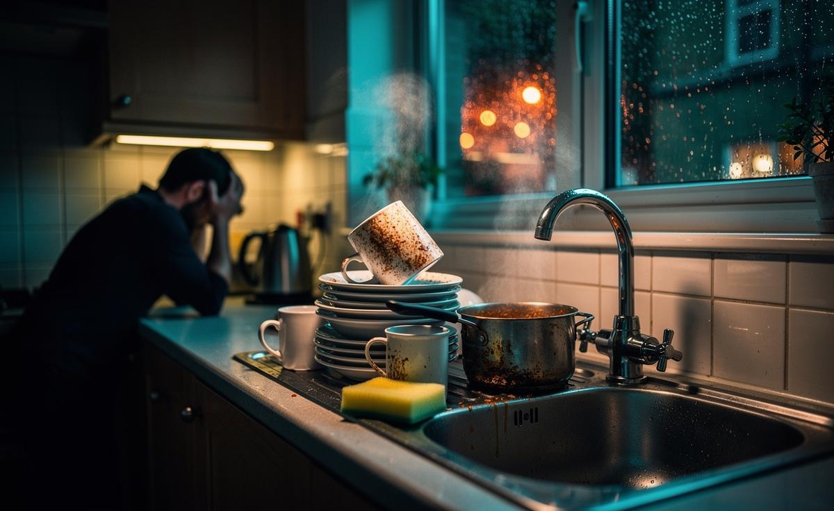 What leaving dishes overnight might say about your stress levels, according to behavioral studies