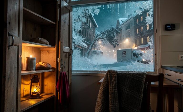 Winter storms intensify across Europe tonight, prompting experts to warn about pantry shortages and heating failures.